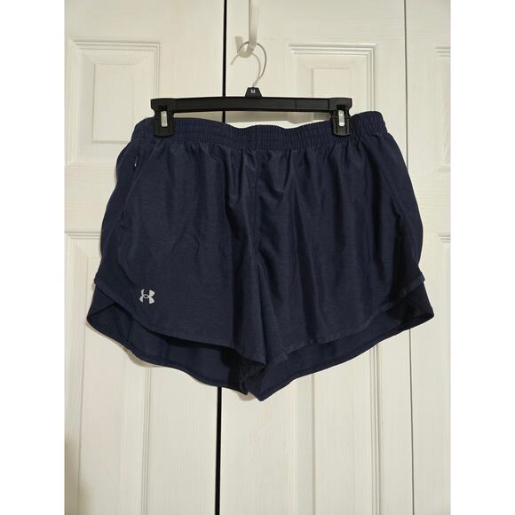 Under armour xl women's blue athletic shorts - Picture 1 of 10
